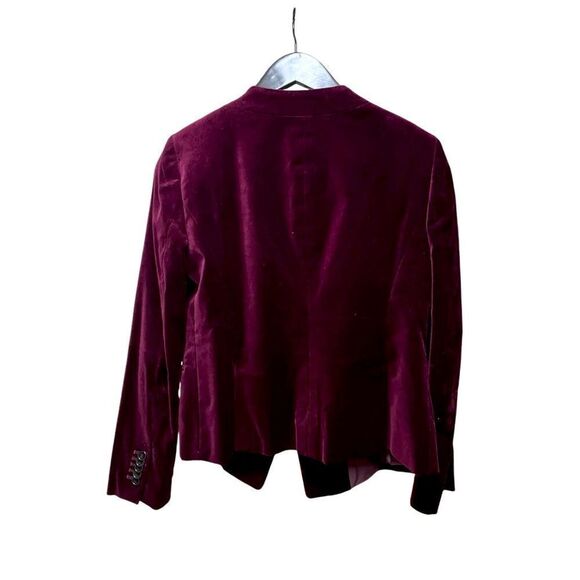 🌟NEW🌟Ann Taylor🌟Velvet Maroon 2 Piece Suite - Picture 2 of 4